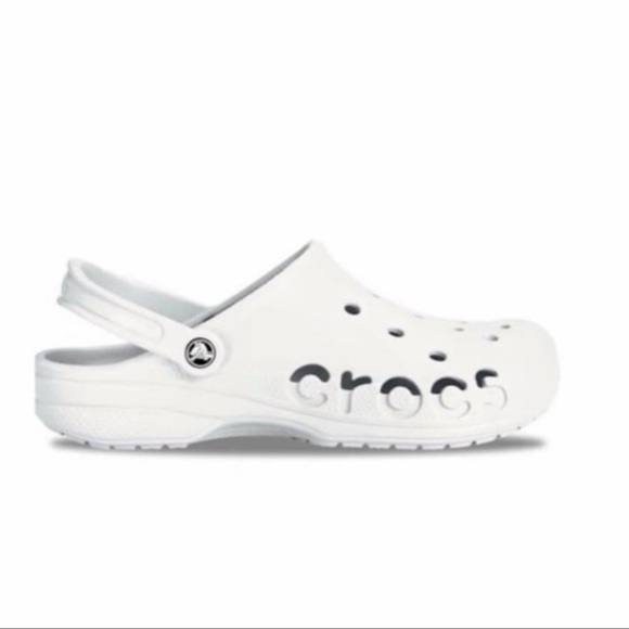 (NWT) Crocs Baya White Unisex Clog - Picture 11 of 11